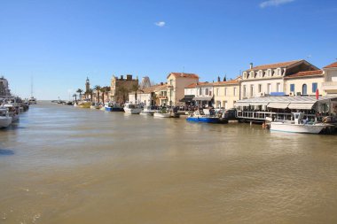  Grau du Roi, occitanie bölge Fransa'nın kıyısında bir sahil beldesi