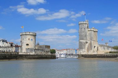 La Rochelle, Fransa şehir ve liman eski liman 
