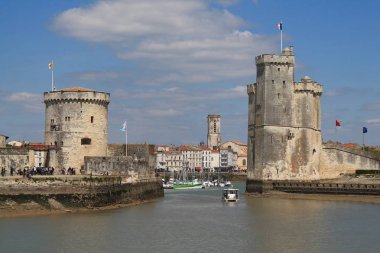La Rochelle, Fransa şehir ve liman eski liman 