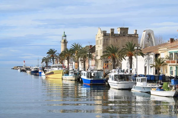 Grau Roi Seaside Resort Coast Occitanie Region France — стоковое фото