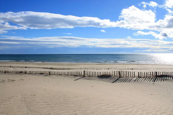 Belle Plage Sable Fin Camargue Dans Sud France — Photo