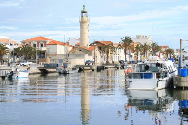 Grau Roi Balneario Costa Región Occitanie Francia — Foto de Stock