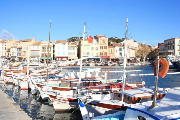 Cassis Balneario Situado Costa Mediterránea Este Marsella Francia — Foto de Stock