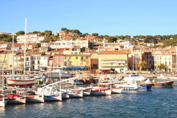 Cassis Balneario Situado Costa Mediterránea Este Marsella Francia —  Fotos de Stock