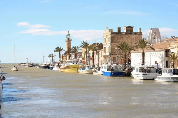 Grau Roi Balneario Costa Región Occitanie Francia — Foto de Stock