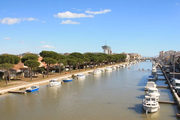 Palavas Les Flots Montpellier Güneyinde Bir Sahil Beldesi — Stok fotoğraf