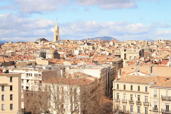 Zabytkowego Centrum Montpellier Francja — Zdjęcie stockowe