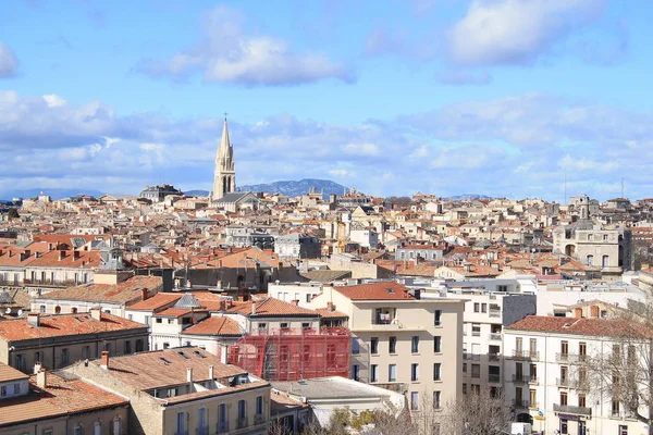 Ecusson Zabytkowego Centrum Montpellier Francja — Zdjęcie stockowe