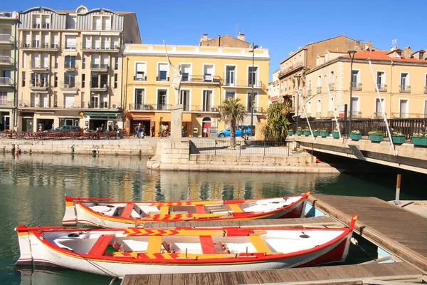Sete Balneario Una Isla Singular Mar Mediterráneo Llama Venecia Languedoc —  Fotos de Stock