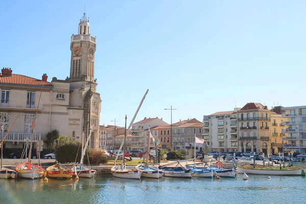 Sete Balneario Una Isla Singular Mar Mediterráneo Llama Venecia Languedoc — Foto de Stock