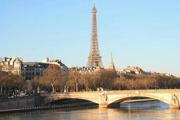 Torre Eiffel París Capital Ciudad Más Poblada Francia —  Fotos de Stock