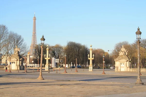 Local Concorde Grandes Praças Públicas Paris — Fotografia de Stock