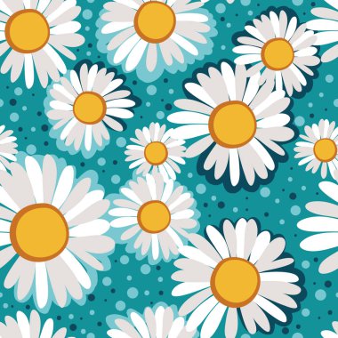 güzel chamomiles ile Seamless Modeli