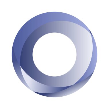  mavi soyut degrade logo