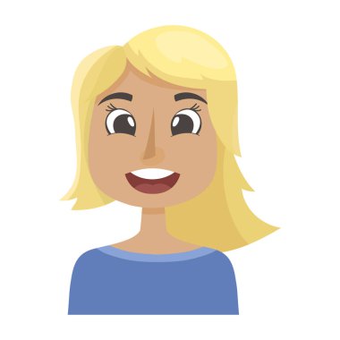 illüstrasyon kadın yüz üzgün duygularla.