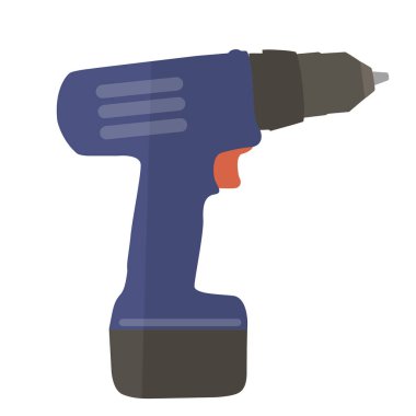 Elektrikli tornavida ile illüstrasyon