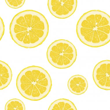 Limon dilimleri ile vektör seamless modeli