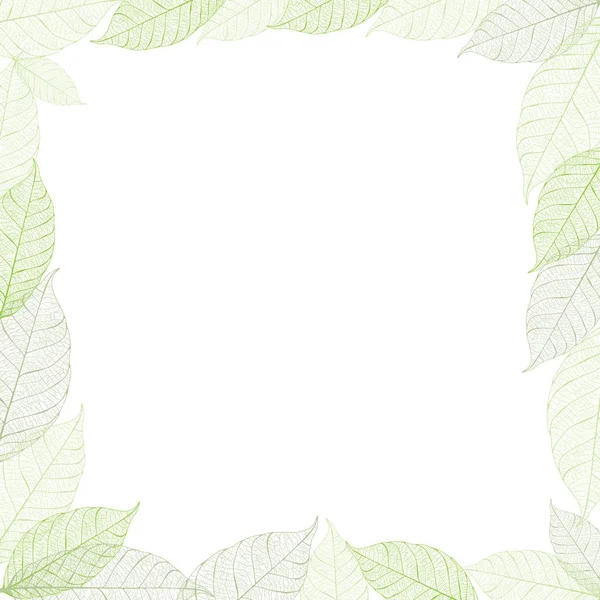 Διάνυσμα Πλαίσιο Ξηρό Φθινόπωρο Φύλλα — Διανυσματικό Αρχείο