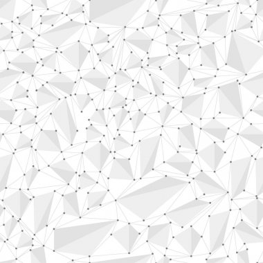 Vektör Dikişsiz desen üçgen noktalar ve çizgiler ile