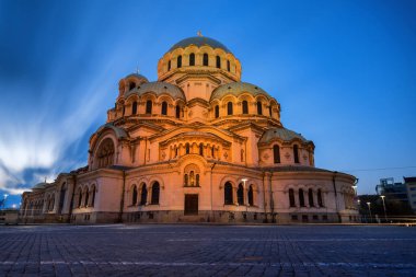 Bulgaristan 'ın Sofya kentindeki Alexander Nevsky Katedrali