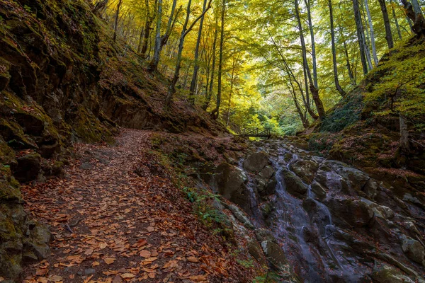Autumn landscape near the town of Teteven, Bulgaria — Stock Photo, Image