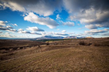 Güzel dağlar manzara Bulgaristan.