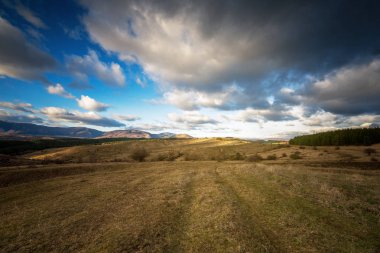 Güzel dağlar manzara Bulgaristan.