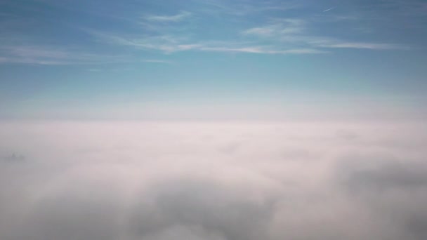Voo Acima Das Nuvens — Vídeo de Stock