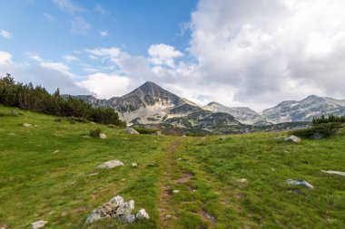 Manzara yaz manzarası, Pirin Dağı, Bulgaristan.