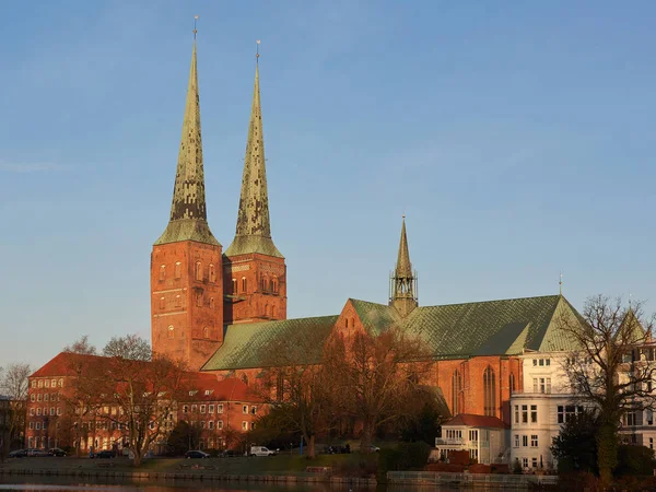 Katedrála v Lübeck, Německo — Stock fotografie