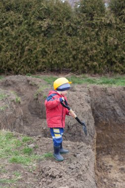 sevimli küçük işçi