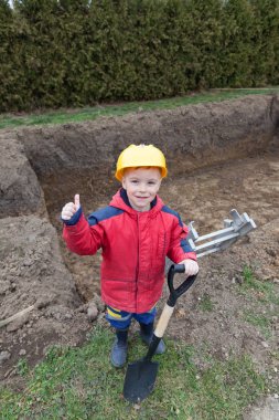 sevimli küçük işçi