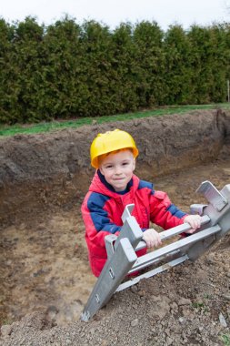 sevimli küçük işçi