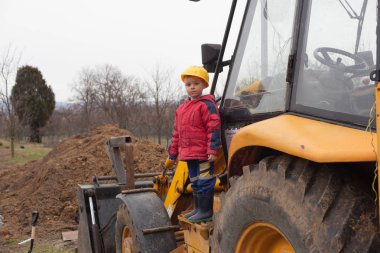 sevimli küçük işçi.