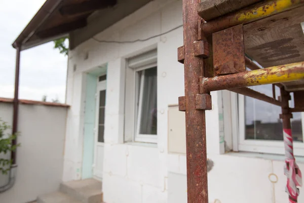 Ricostruzione della vecchia casa — Foto Stock