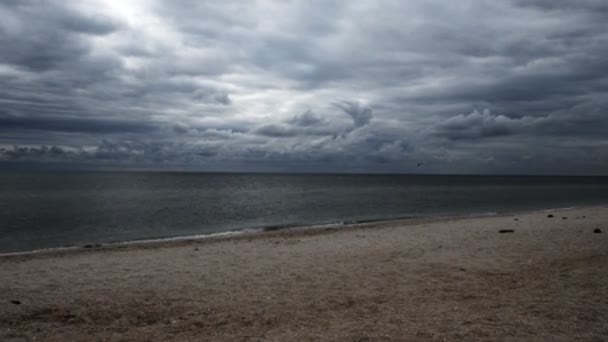 Het einde van de Irma. Het begin van de storm Jose.ma storm. — Stockvideo