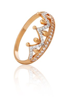 Özgün kadın altın yüzük