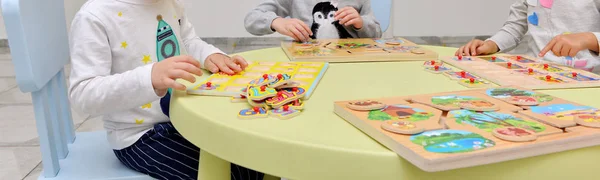 Clases Para Niños Jardín Infantes — Foto de Stock