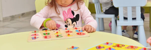 Clases Para Niños Jardín Infantes —  Fotos de Stock