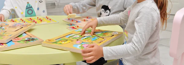 Clases Para Niños Jardín Infantes — Foto de Stock