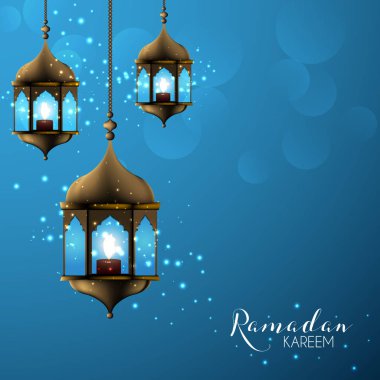 Ramazan Kareem Arapça hat, Arapça hat, menü, davet, poster, afiş, Müslüman topluluk Festivali kutlamaları için kart için şablon ile Ramazan Kareem güzel tebrik kartı