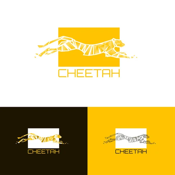 Printstylized çita. Logo çita. Vektör çizim Eps10