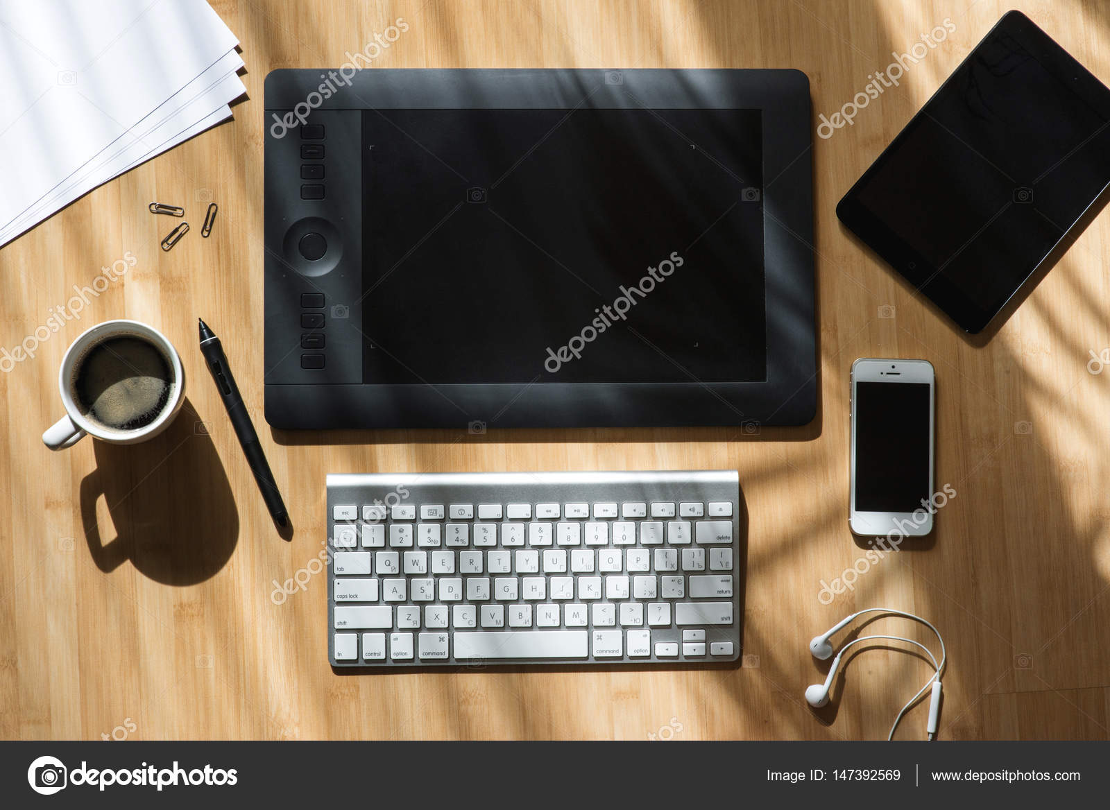 Professional Graphic Designer Desk Stock Photo Ablozhka 147392569 Professional Graphic Designer Desk Stock Photo