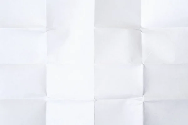 Crumpled white paper texture background — Stock Photo, Image