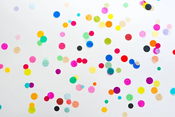 Colorful party confetti with copy space — Stock Photo, Image