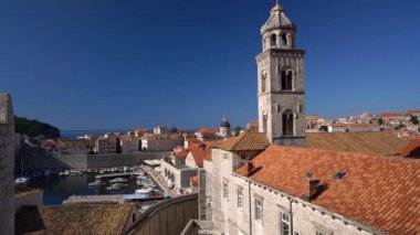 Dubrovnik Old Town çatılar gündoğumu