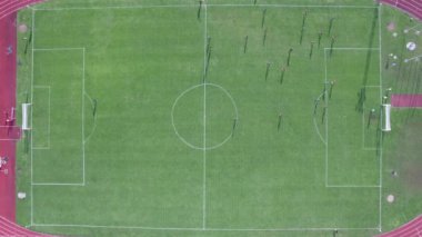 maç sırasında Stadyumu'nun havadan görünümü