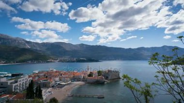 Old Town görünümüne od Budva Karadağ