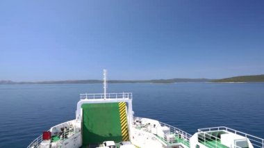 Zadar, Hırvatistan - 20 Temmuz 2016: Jadrolinija Feribot Tekne.