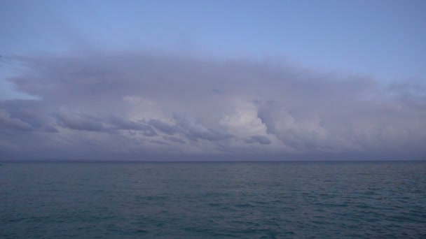 Nuages orageux Foudre — Video